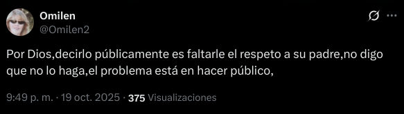 Captura de X (Twitter)