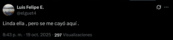 Captura de X (Twitter)