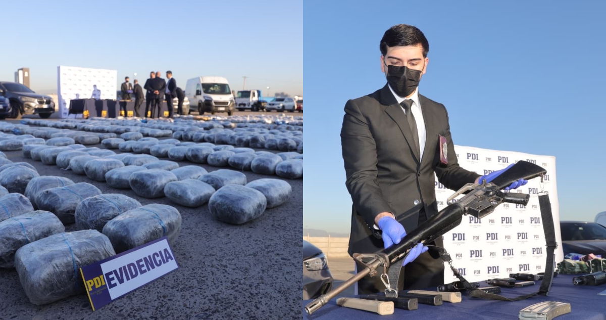 Incautan más de una tonelada de drogas en operativo contra banda narco de la RM: hay 7 detenidos