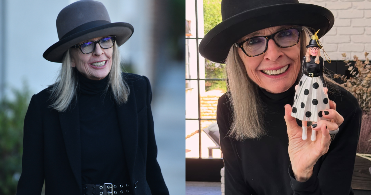 Incluida una canción navideña: las últimas apariciones públicas de Diane Keaton antes de morir