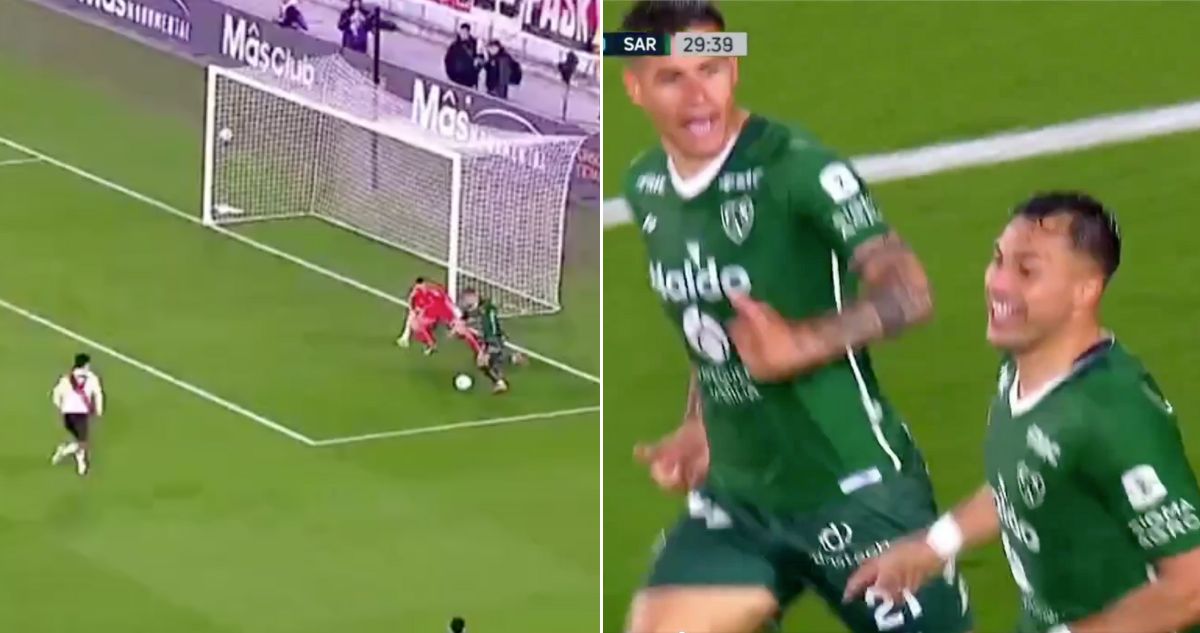 Iván Morales le marca a River y en su casa: el 'túnel' del chileno a Armani para el gol de Sarmiento | Fútbol | BioBioChile