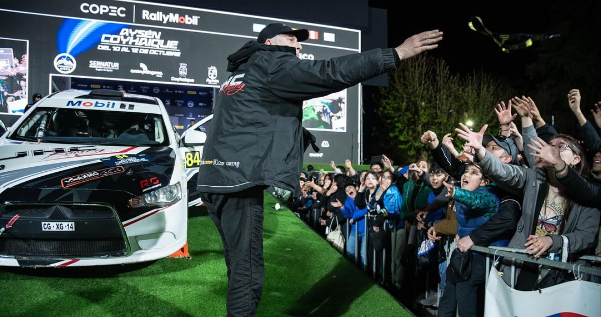 Jaime Hinzpeter en el RallyMobil Aysén Coyhaique 2025