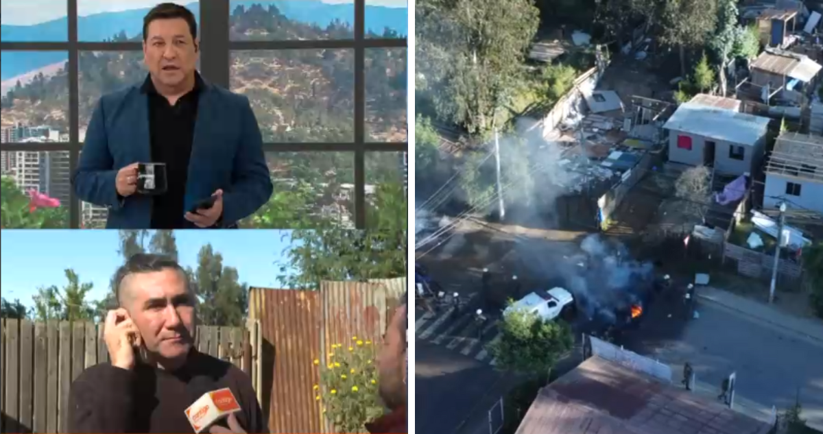 JC Rodríguez en CHV discutiendo con dirigente