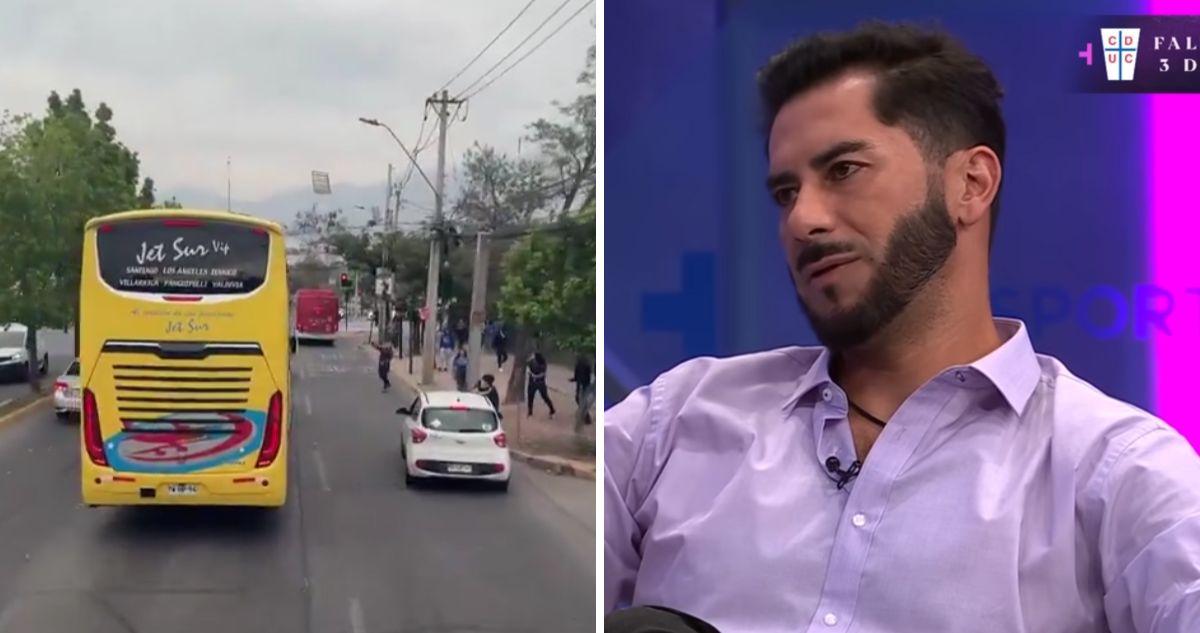 Johnny Herrera se hartó de “hinchas” de La U que apedrearon el bus de Lanús.