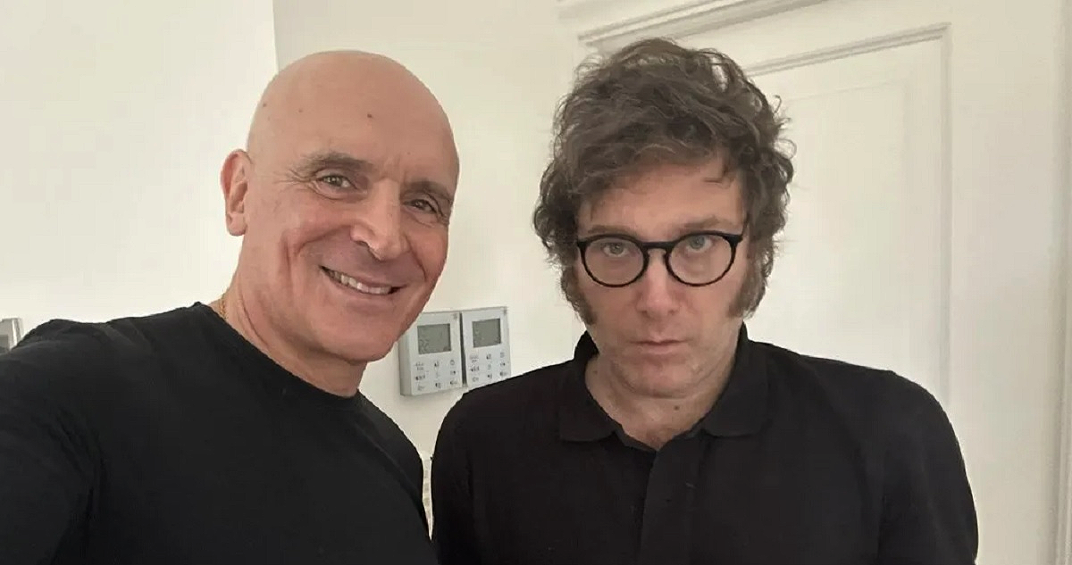 José Luis Espert junto a Javier Milei.