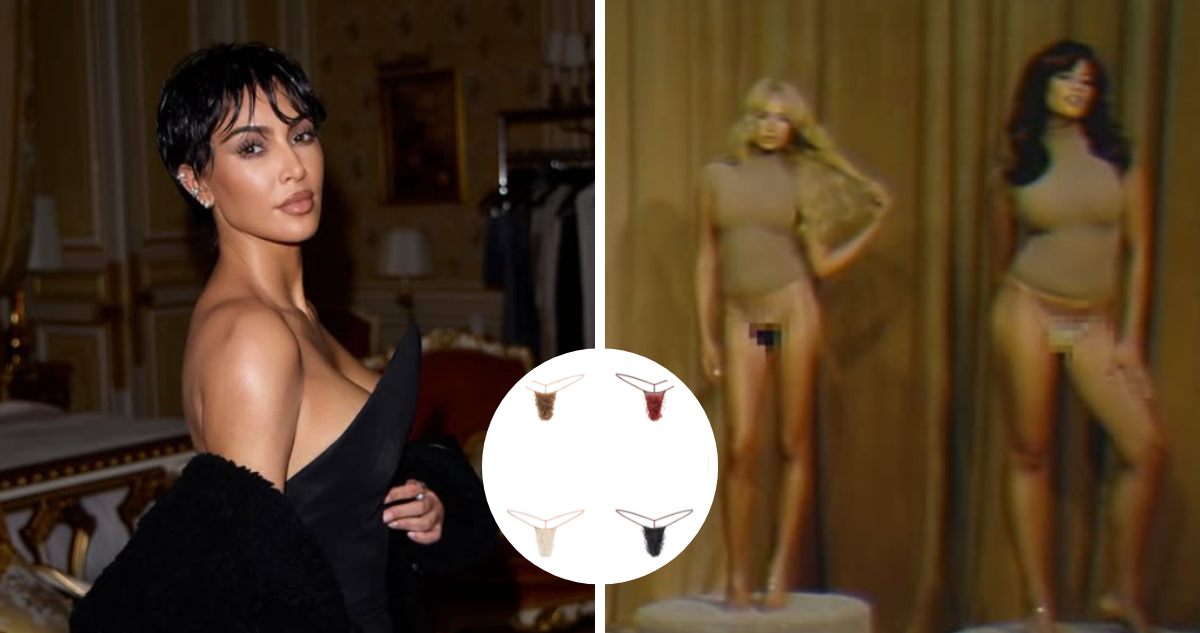 Kim Kardashian lanza colección de tangas de vello público