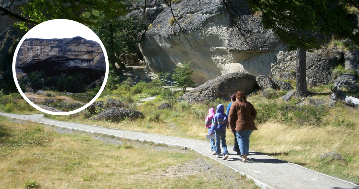 Foto de contexto de la Cueva del Milodón para columna sobre patrimonio