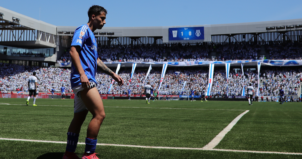 Lucas Assadi en el Clásico Universitario
