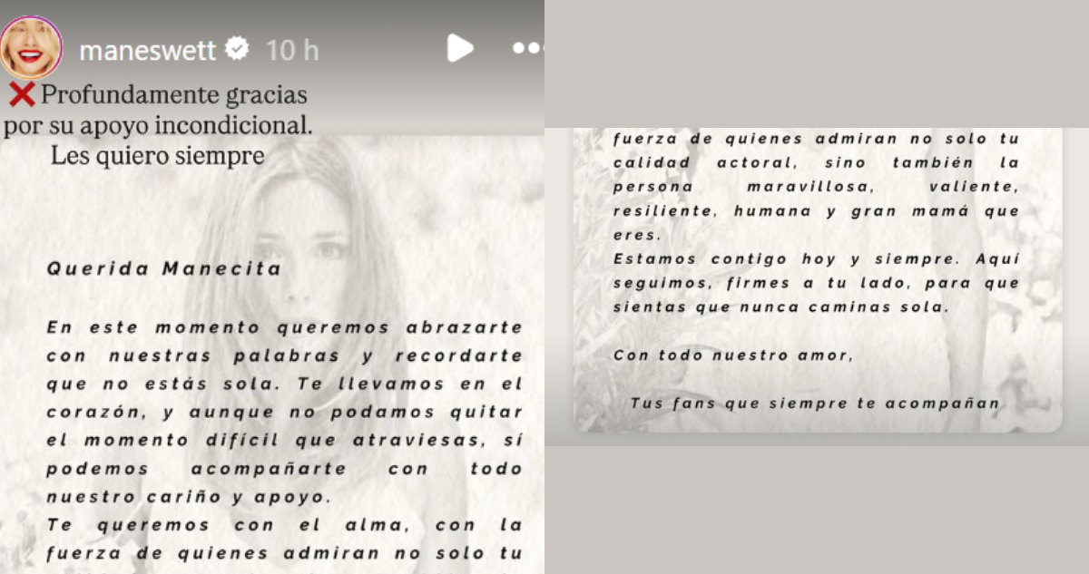 Carta a Mane Swett