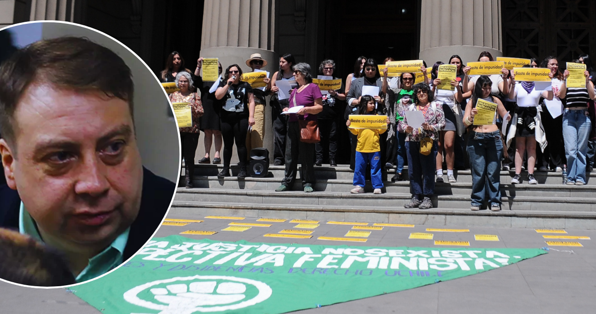 Red Chilena contra la violencia hacia las mujeres convocó una manifestación contra la libertad condicional a Mauricio Ortega