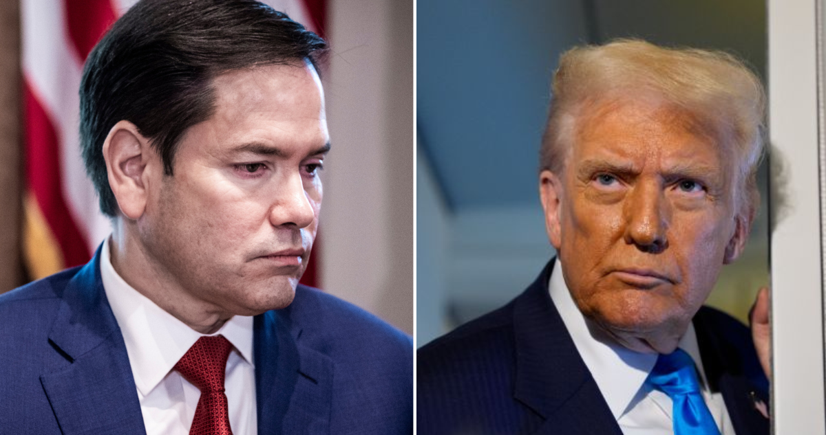 Marco Rubio y Donald Trump