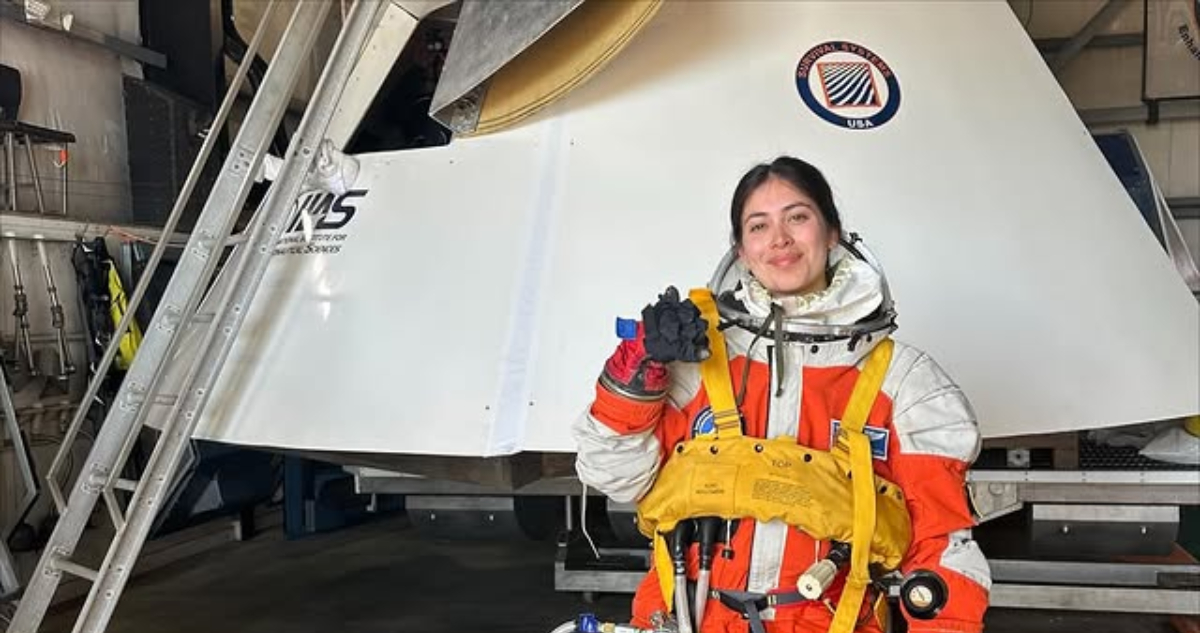 Matilde Gaete, astronauta chilena en formación