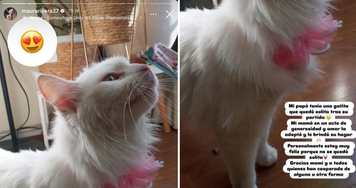 Gesto de madre de Maura