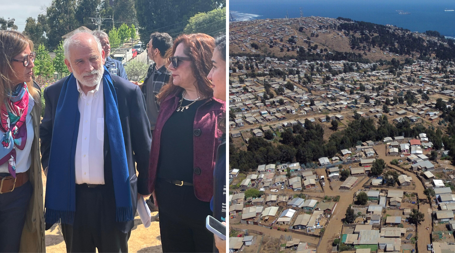 Megatoma del Cerro Centinela: ministro Montes llama a dueños de inmobiliaria a recalcular el desalojo