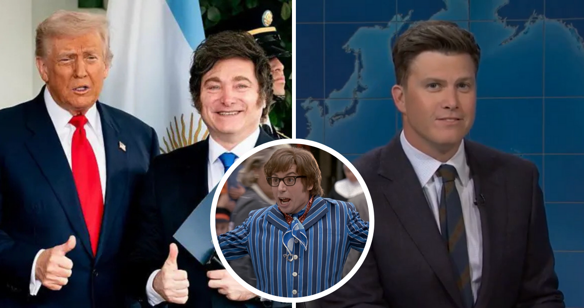 Milei comparado con Austin Powers en EEUU