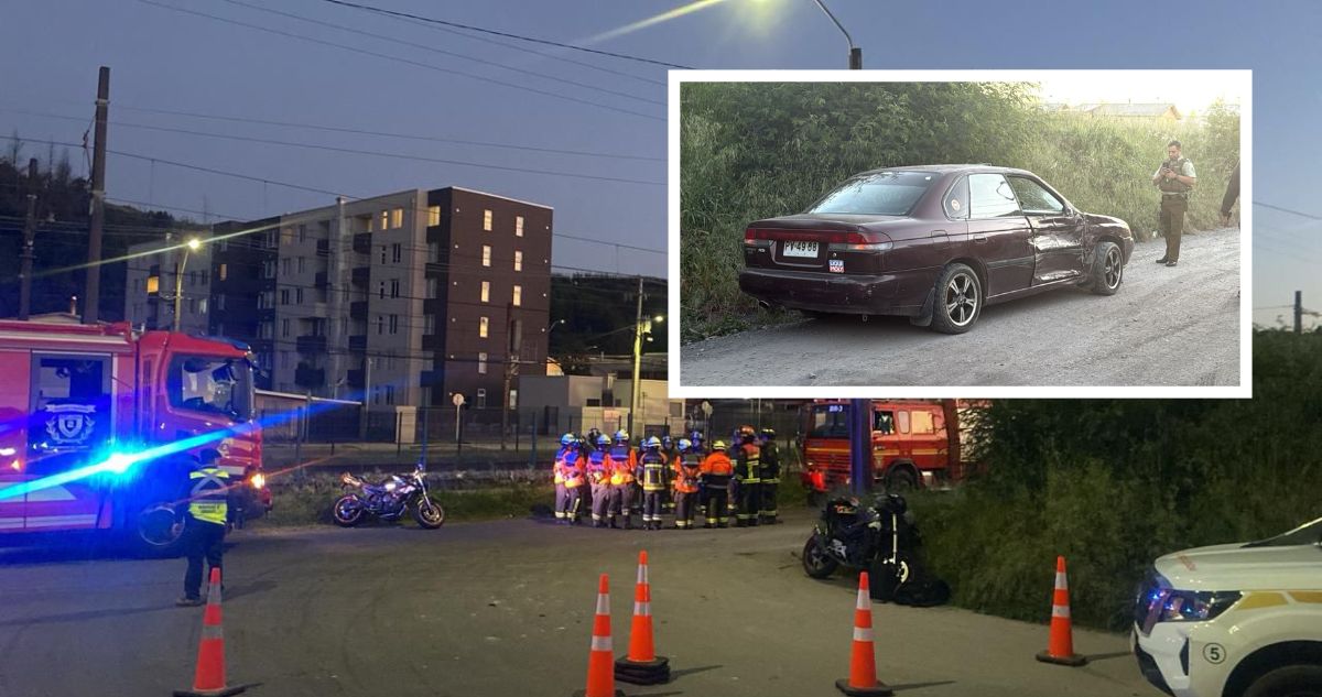 Joven motociclista muere tras colisión con automóvil en Chiguayante