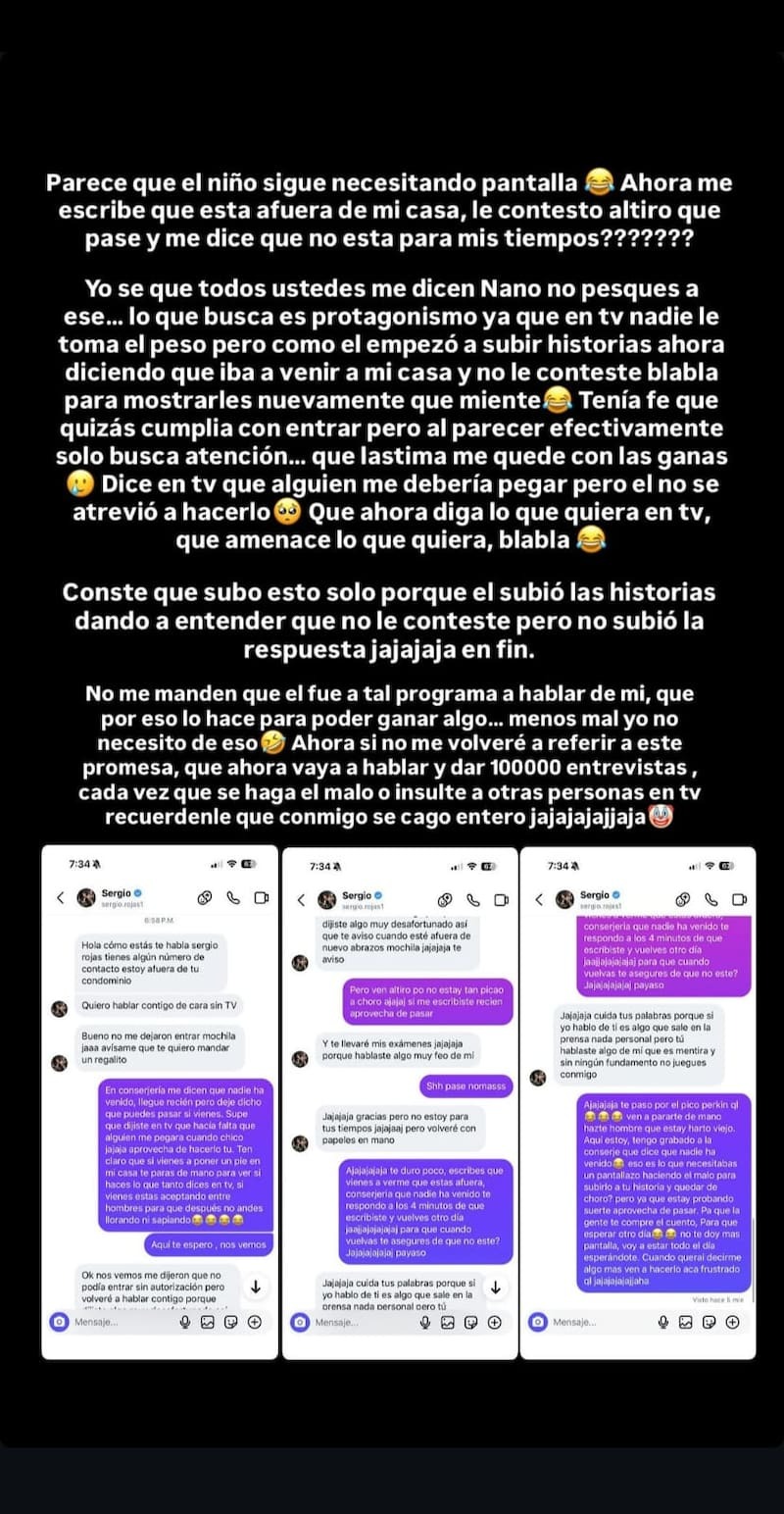 Nano Calderón vs Sergio Rojas