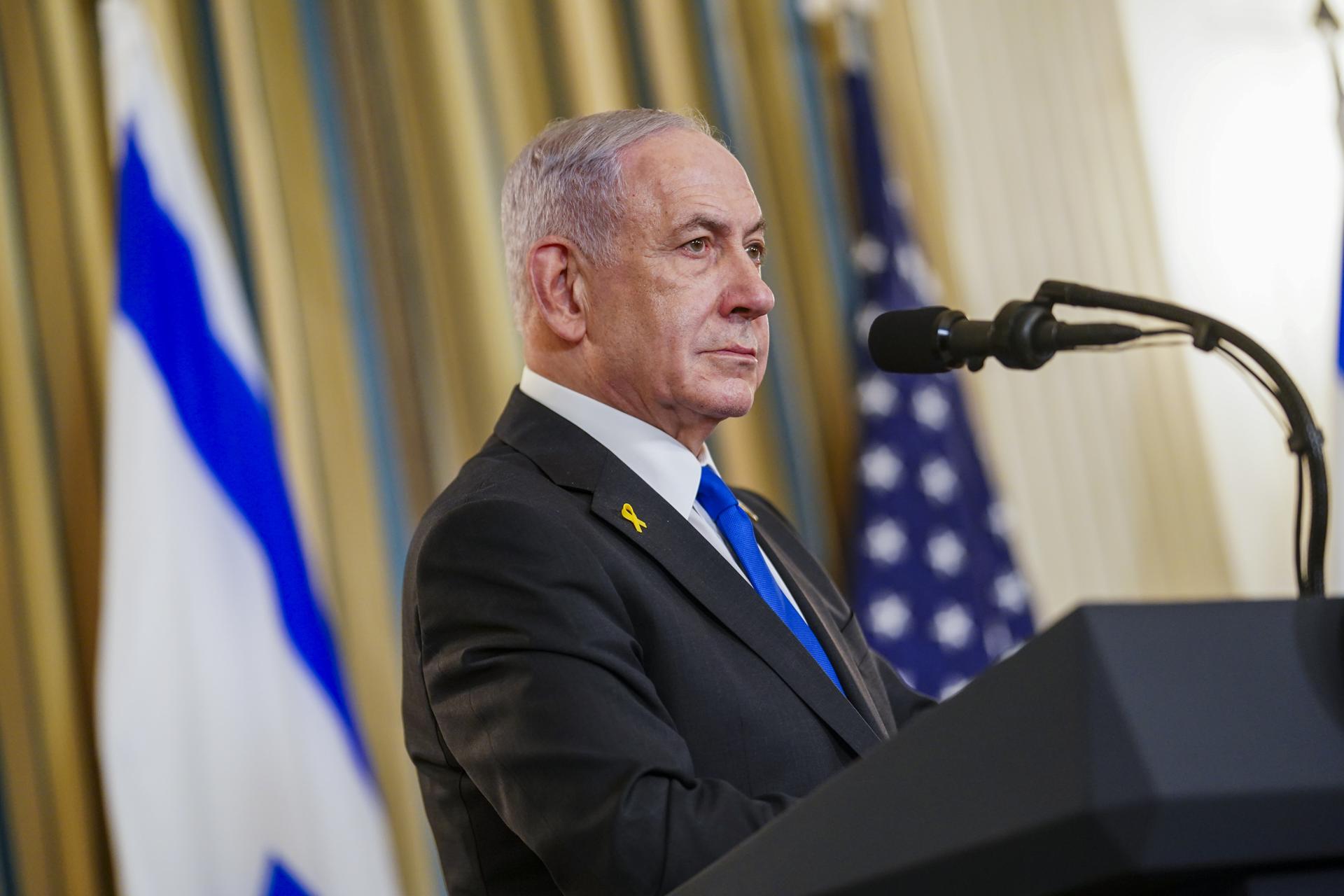 El primer ministro de Israel, Benjamin Netanyahu