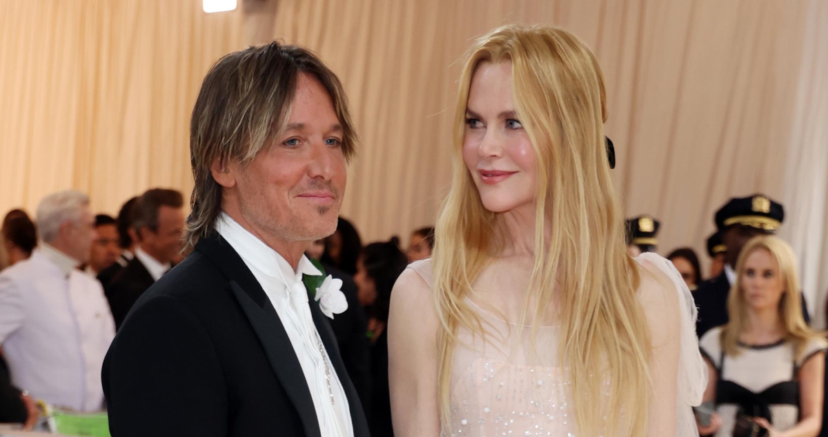 Keith Urban y Nicole Kidman en una ceremonia en mayo de 2023.