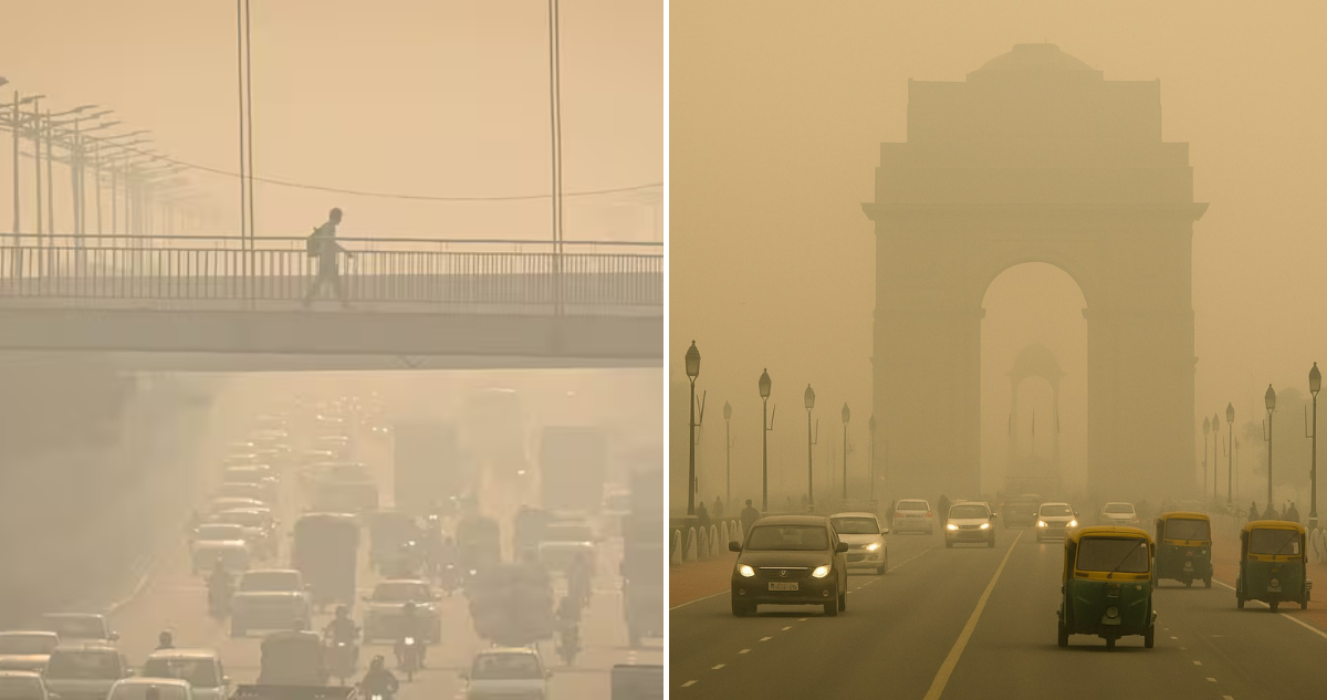 Niebla tóxica en la India