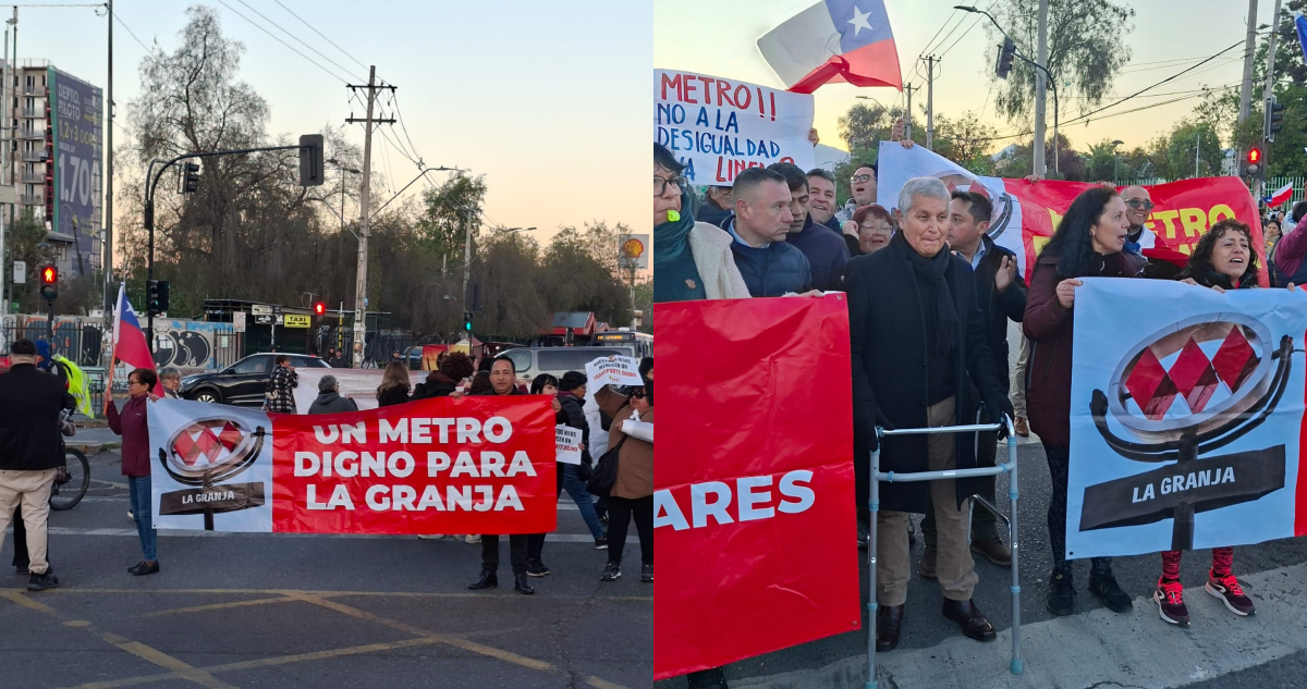 No quieren “ser una comuna de paso”: vecinos de La Granja critican trazado de futura Línea 9 del Metro