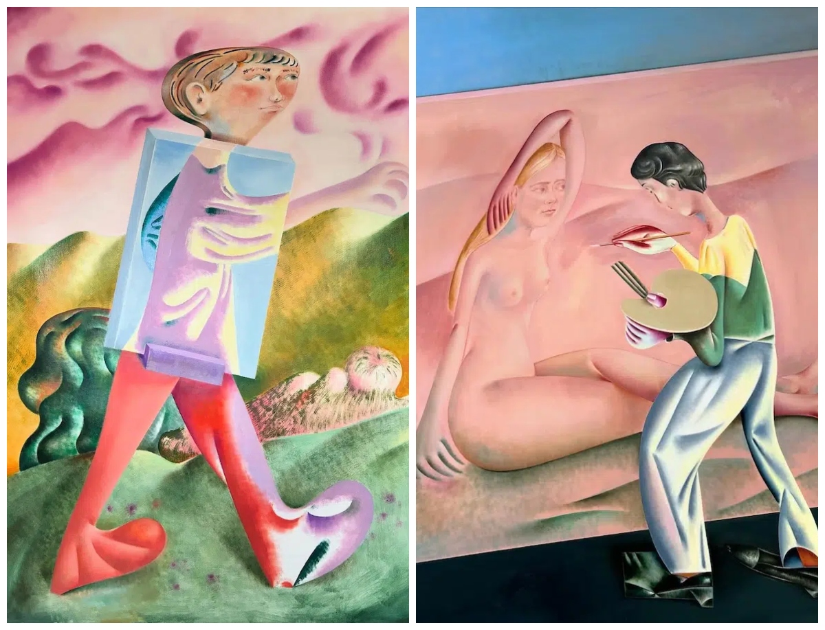 Elogian a pintor chileno en Nueva York por su relectura del cubismo