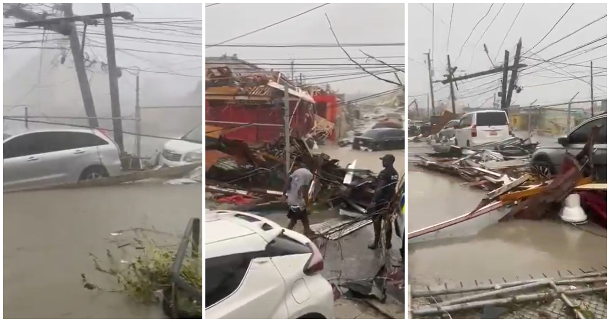 destrucción en Jamaica