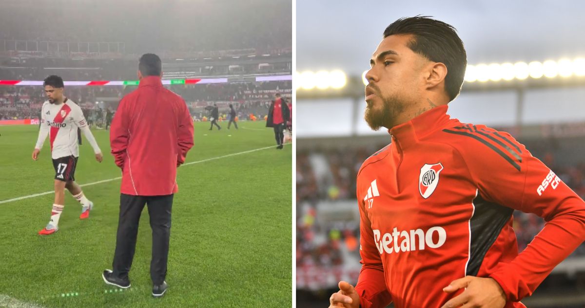 Paulo Díaz fue reprobado por los hinchas de River Plate en Argentina.