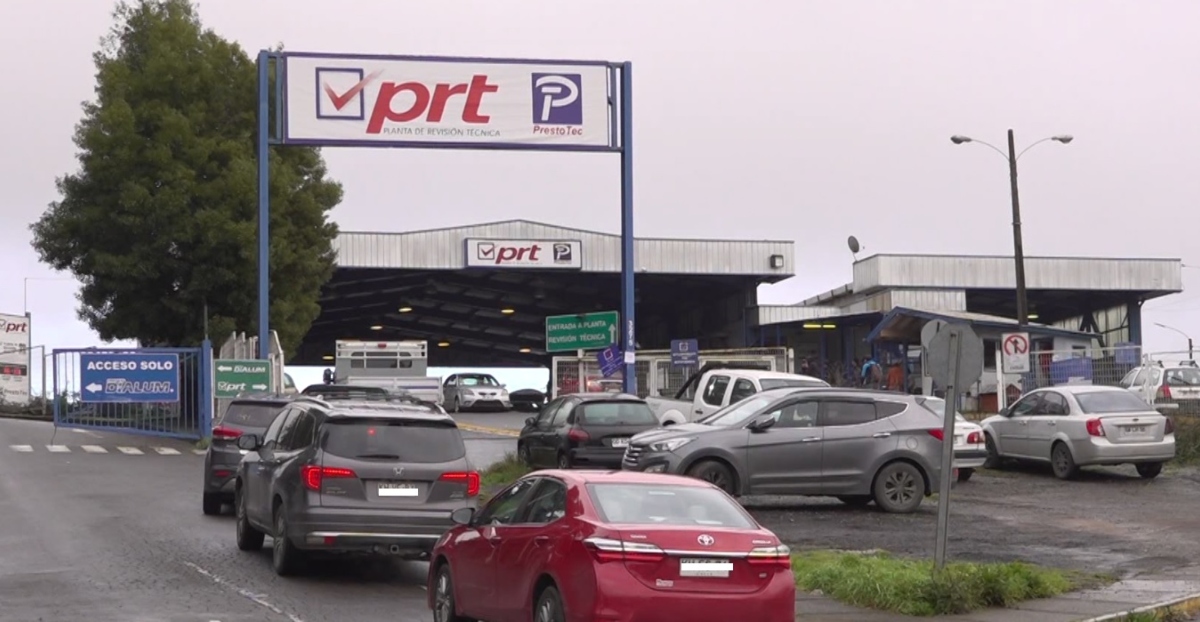 Tacos por filas de planta de revisión técnica de Paicaví