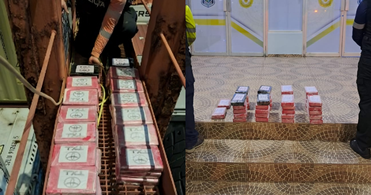 Procedentes de Chile: Panamá confisca más de 40 paquetes de droga que tenía como destino Oceanía
