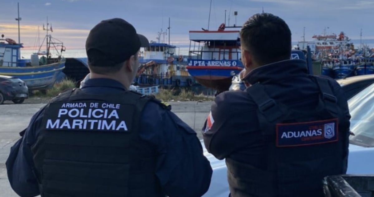 Tripulante de la Marina Mercante es sorprendido con marihuana durante control en Punta Arenas