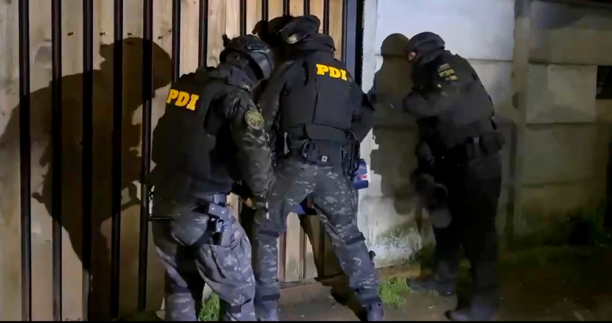 Prisión preventiva para 17 imputados sindicados como integrantes del Tren de Aragua en Osorno