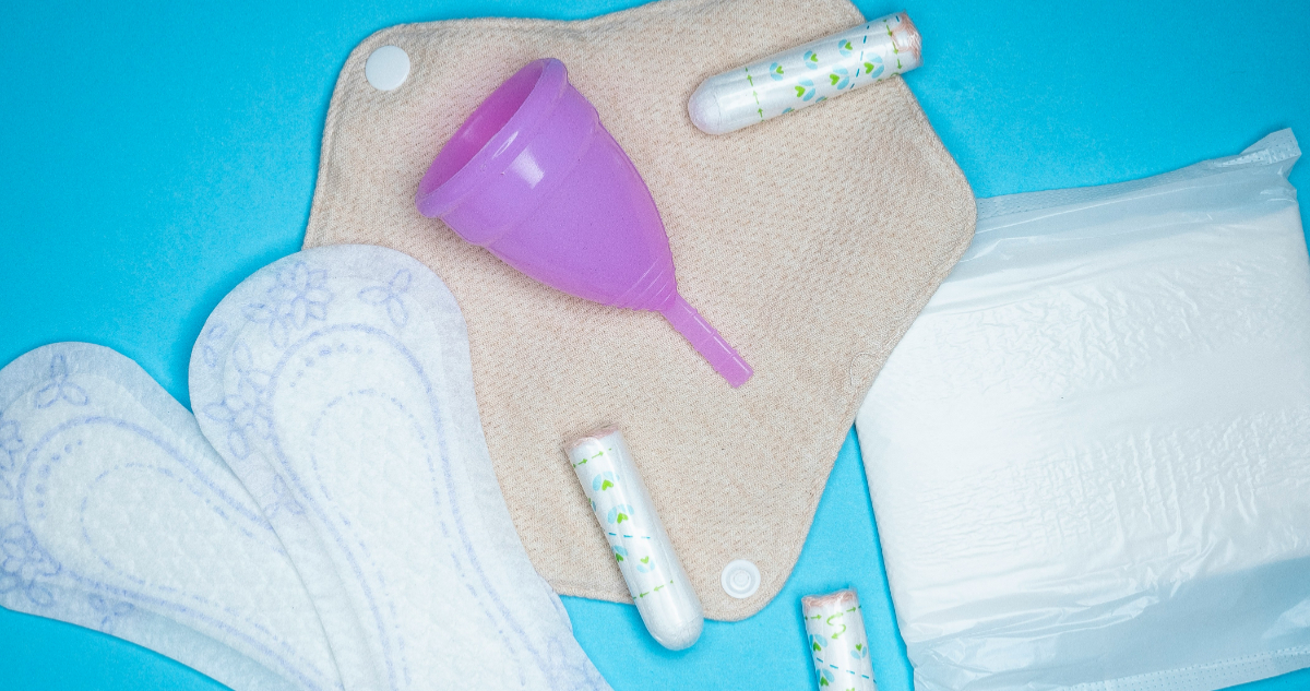 Foto de productos menstruales