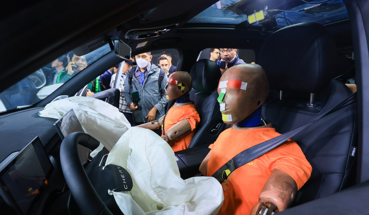 SUV Tiggo 9 de CHERY supera prueba de choque frontal doble