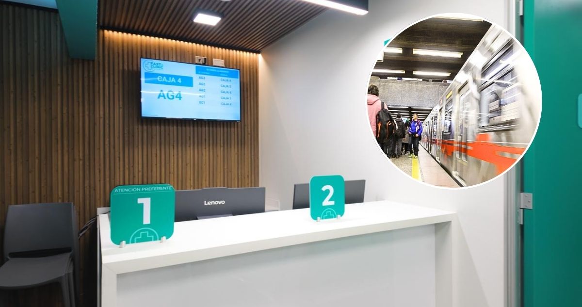 Con devolución de pasaje: Metro de Santiago y Fast Clinic crean centros de salud dentro de estaciones