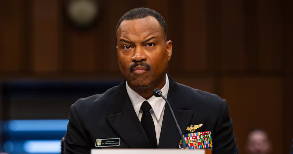 El comandante del Comando del Sur de Estados Unidos (SOUTHCOM), Alvin Holsey