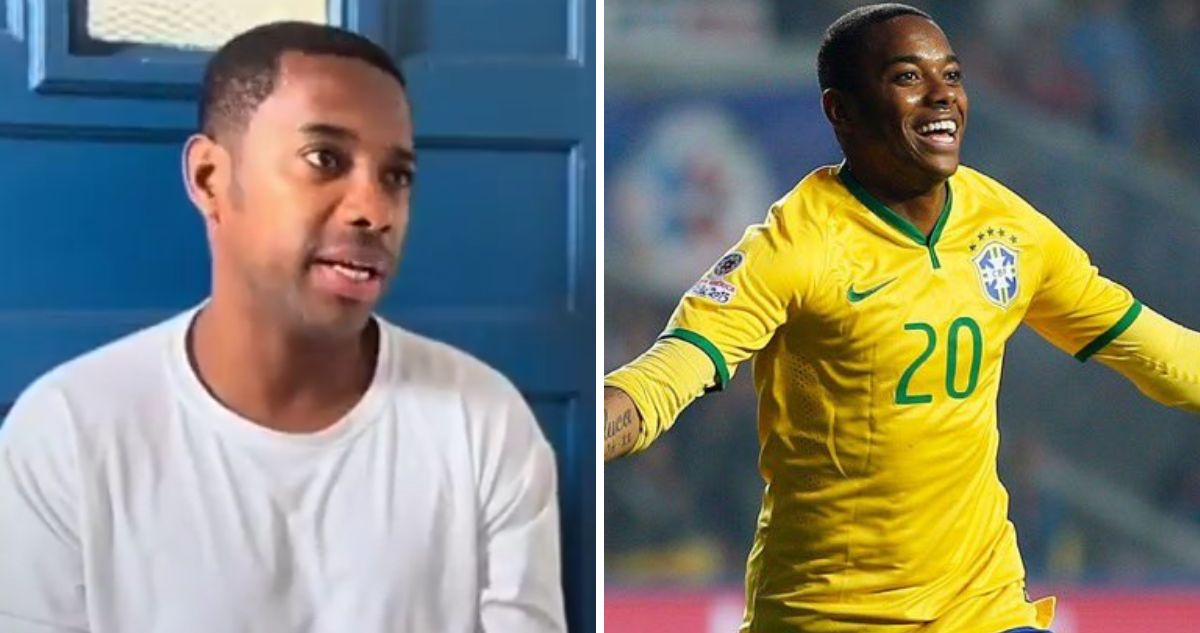 Robinho habló por primera vez desde la cárcel en Brasil.