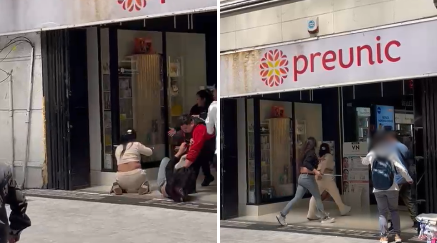 Robo en local del centro de Concepción deja 2 detenidos: mujeres se enfrascaron a golpes con guardias