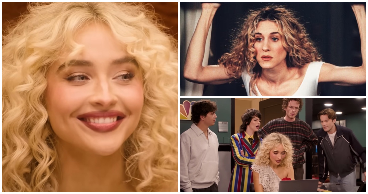 Sabrina Carpenter parodia a Carrie Bradshaw en divertido spot de “Saturday Night Live”
