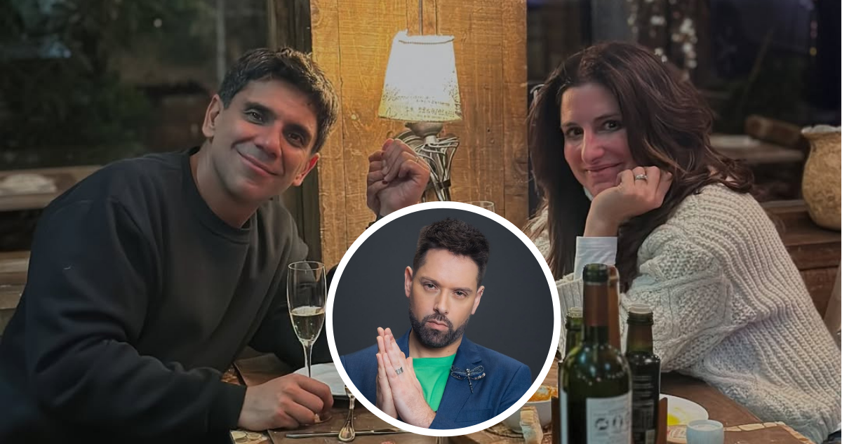 Juan Pablo Queraltó junto a Fran Sfeir y en miniatura Michael Roldán