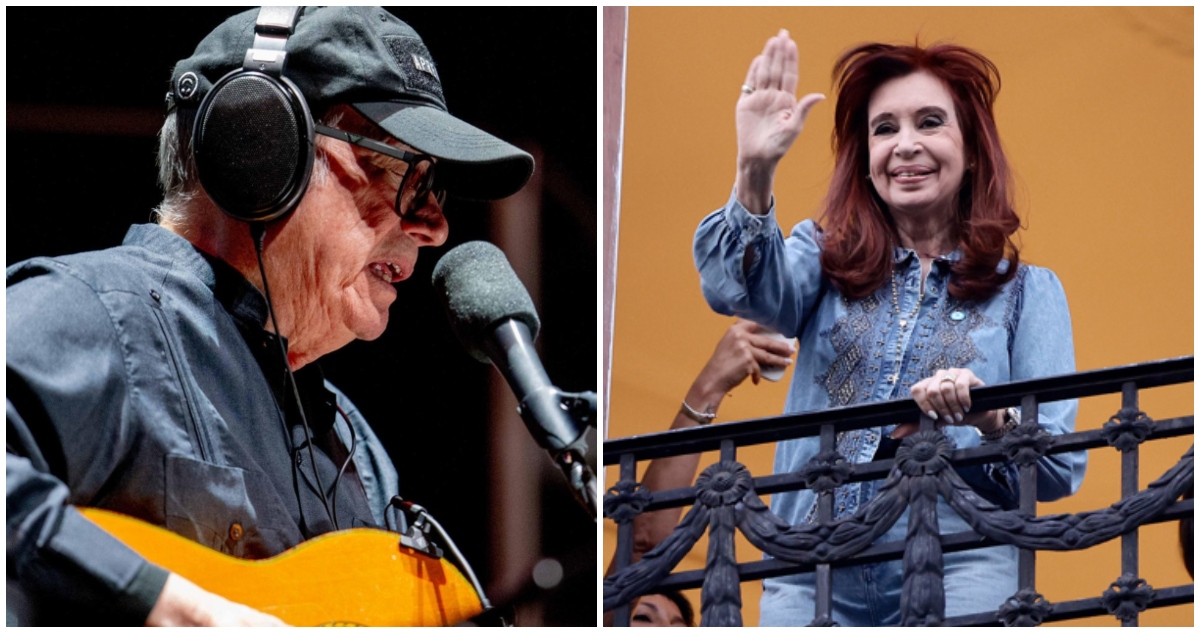 Silvio Rodríguez se reúne con Cristina Fernández en prisión domiciliaria: “Sus canciones nos marcaron”