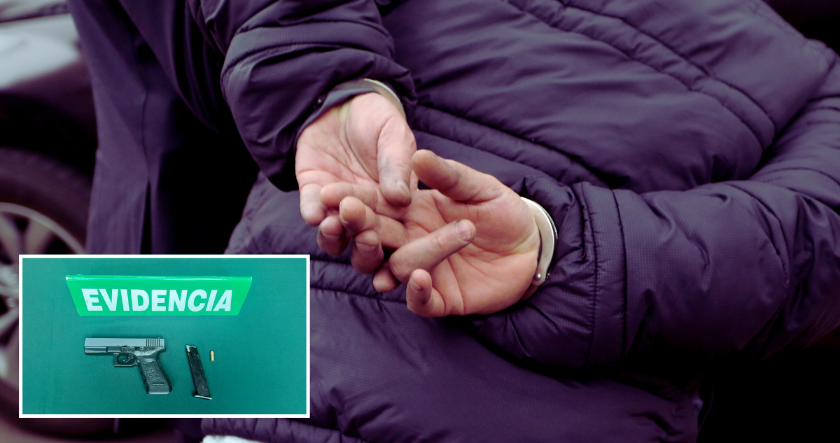 Detienen a jóvenes de 14 y 15 años por porte de arma en Viña del Mar: tiene antecedentes penales