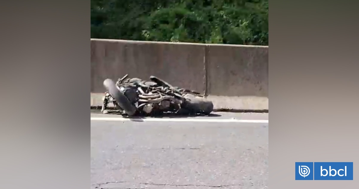 Carabinero está en la UCI tras sufrir amputación de pierna por grave accidente en su motocicleta