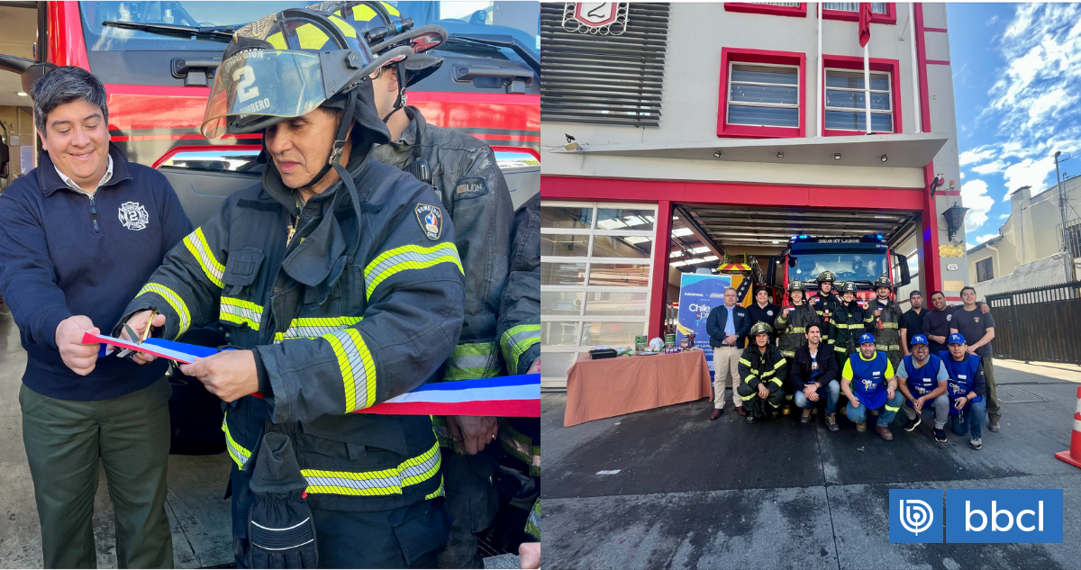 Renueva un referente de la ciudad: Chile Pinta recupera 2da Compañía de Bomberos de Concepción