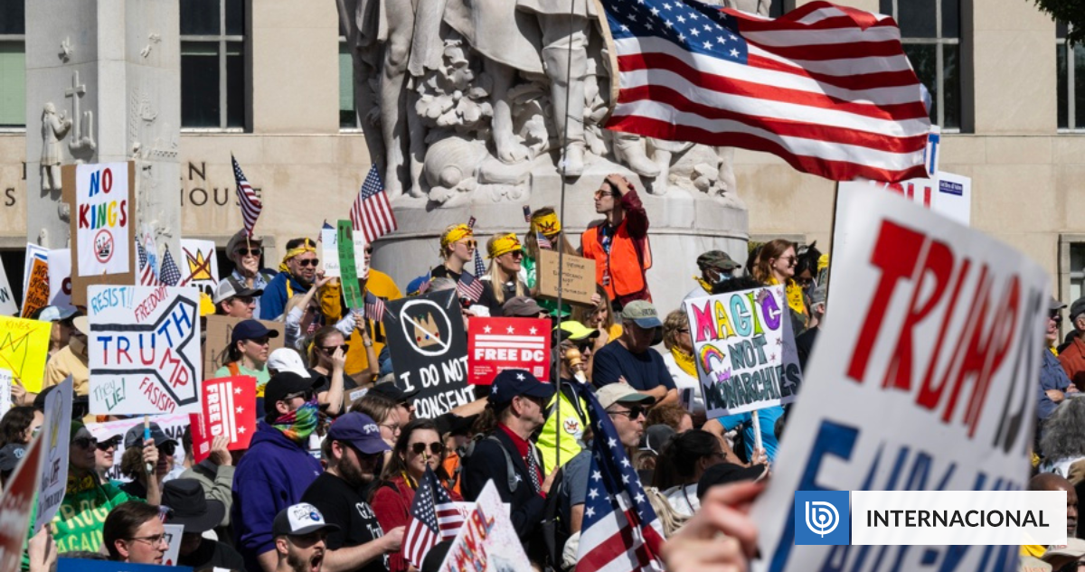 Casi siete millones protestaron en EE.UU.: la lucha contra un autoritarismo que divide al país