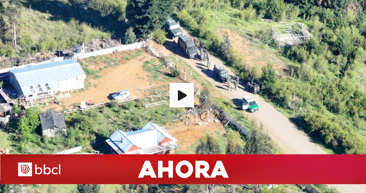 VIDEO ️| Amplio operativo policial para desalojar toma VIP de Curanilahue