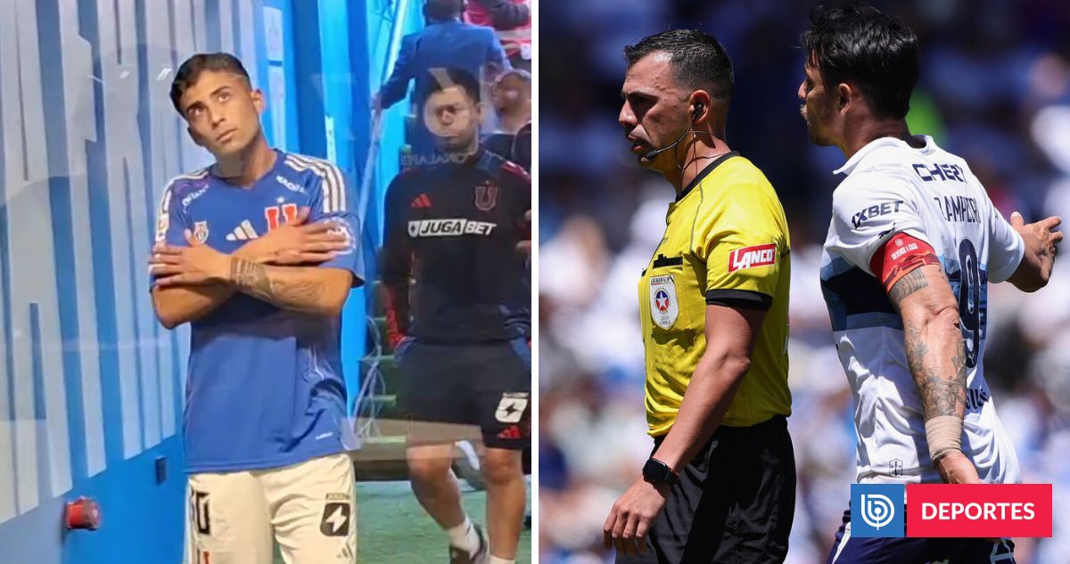 VIDEO | Árbitro no consignó nada contra La U: informe de Clásico Universitario pasó por alto gestos de Assadi