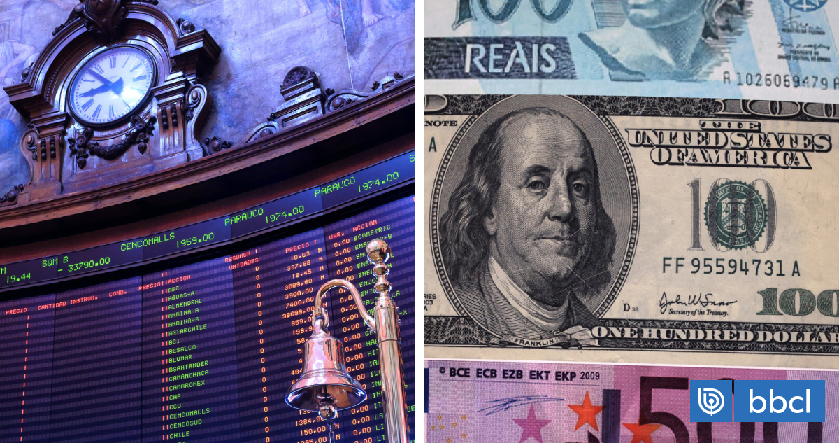 La Bolsa de Santiago toca máximos por acciones expuestas a Argentina mientras el dólar en Chile cae