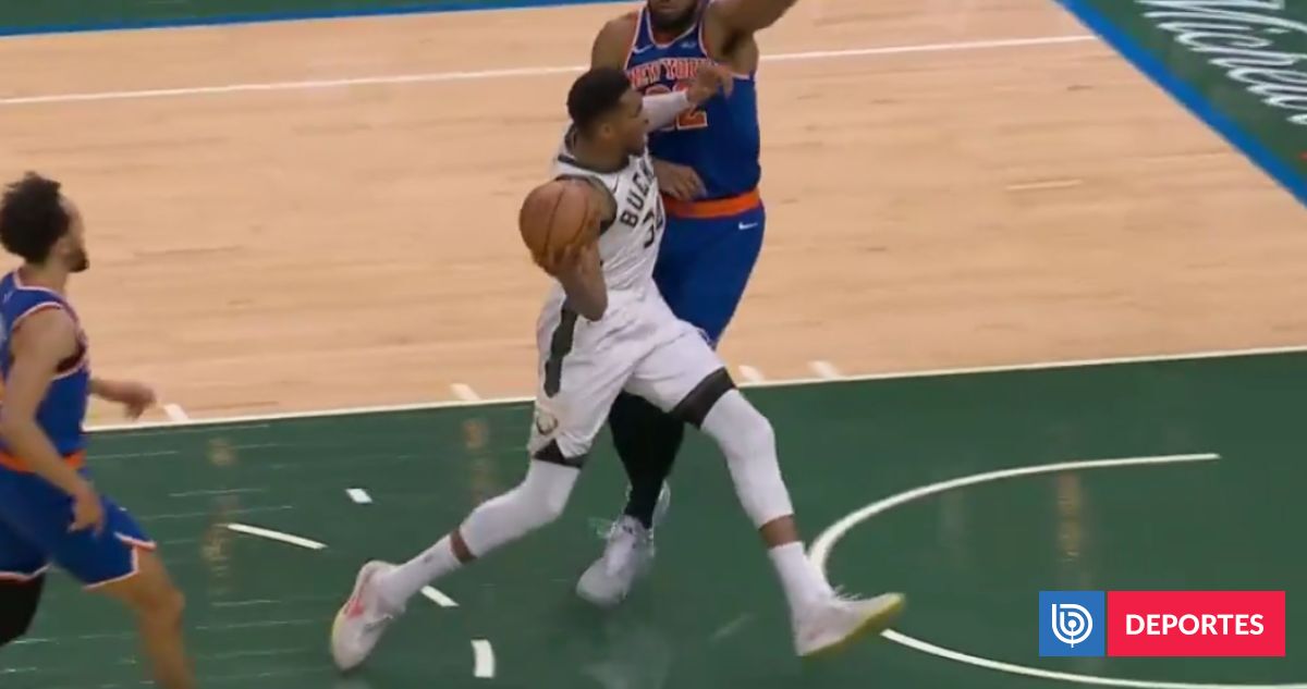 VIDEO | Polémica en la NBA: Antetokounmpo anotó canasta con explícita falta que árbitros ignoraron