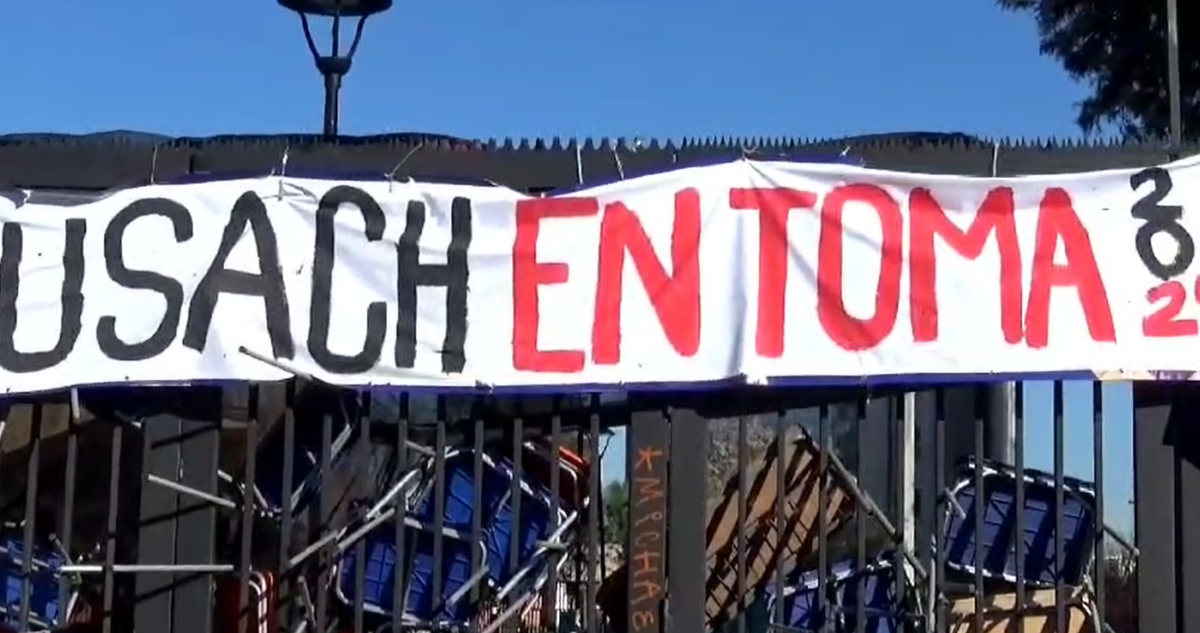 Toma en la Usach sigue: alumnos acusan falta de transparencia del rector en millonaria contratación